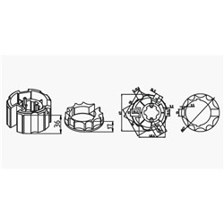A2408 70mm Gal tubing