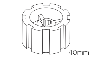 Crowns & Drives for 40mm Motors