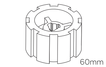 Crowns & Drives for 60mm Motors