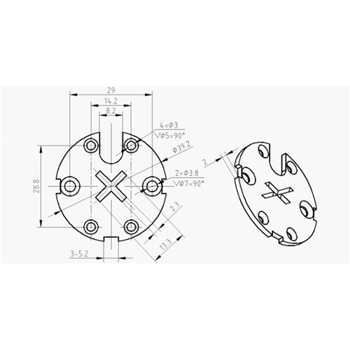 A3304 for 40mm Motors