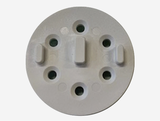 A3320-JAI 40mm end plate WHITE